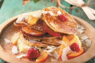 Τηγανίτες με καρύδα