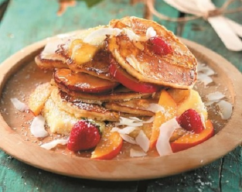 Τηγανίτες με καρύδα