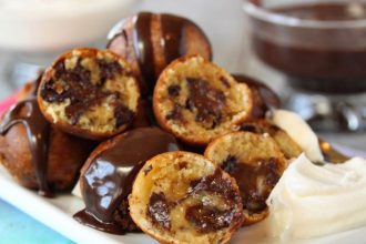 Σοκολατάκια με ψητή μπανάνα