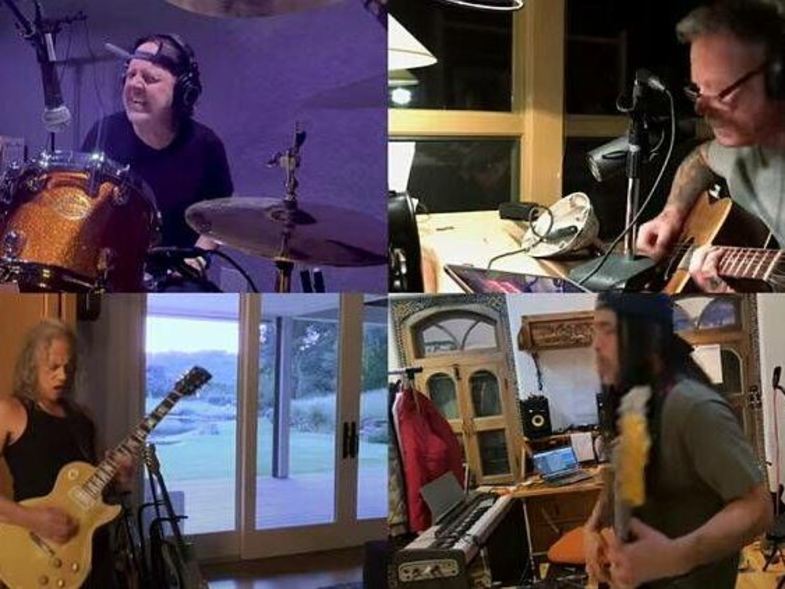 «Blackened» παρουσιάζουν από το σπίτι τους οι Metallica - ΒΙΝΤΕΟ