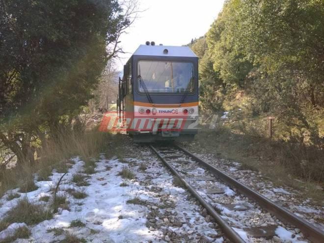 Καλάβρυτα: Κανονικά λειτουργεί και πάλι ο Οδοντωτός, μετά την πτώση βράχου - ΦΩΤΟ