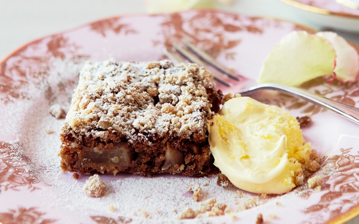 Στρούντελ με αχλάδι και τζίντζερ