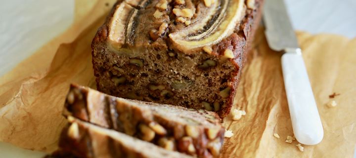 Kέικ μπανάνας χωρίς γλουτένη που λατρεύουν τα παιδιά!