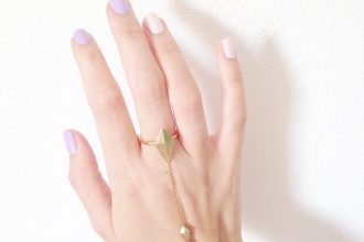 Φτιάξε μόνη σου ένα ultra chic βραχιόλι-δαχτυλίδι