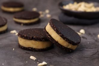 Vegan μπισκότα sandwich