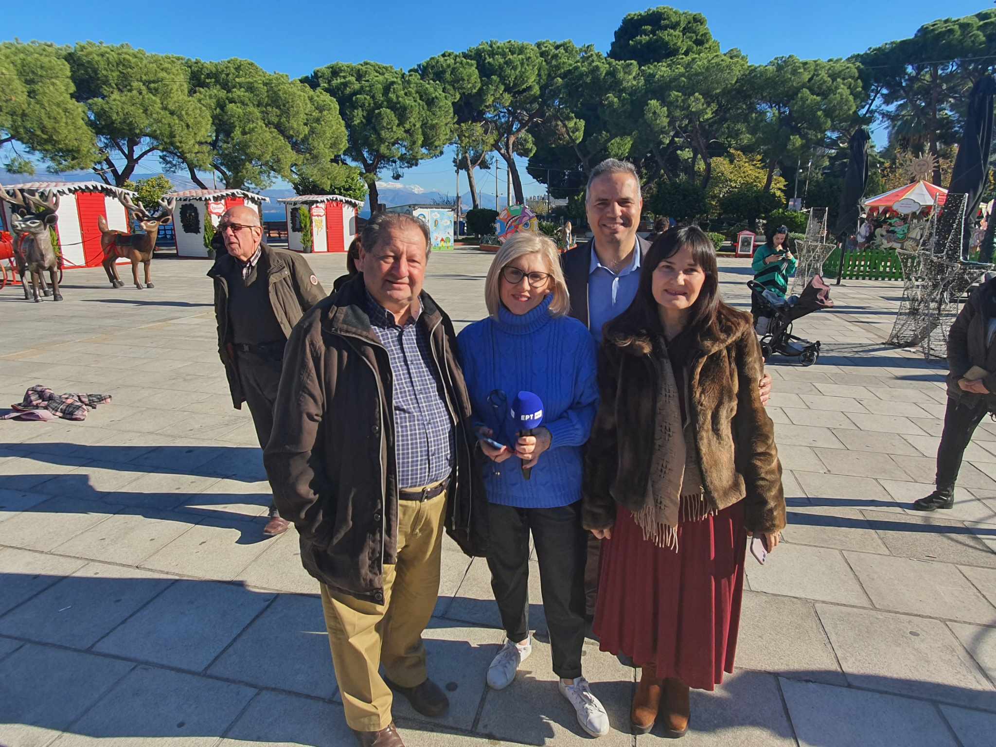 Η ΕΡΤ στο Πάρκο των Χριστουγέννων στο Αίγιο