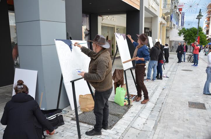 Πάτρα: Νέες ΦΩΤΟΓΡΑΦΙΕΣ από την Καρναβαλική δράση "Ζωγραφίζοντας τη Μουσική"
