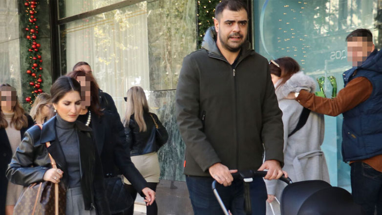 Ο Παύλος Μαρινάκης και η Κατερίνα Μαχαιριώτη βαφτίζουν τον γιο τους