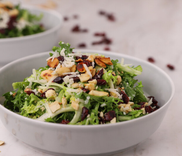 Σαλάτα με λεμόνι και cranberries