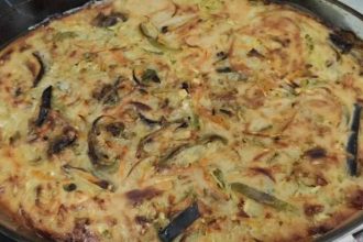 Πίτα με λαχανικά χωρίς φύλλο