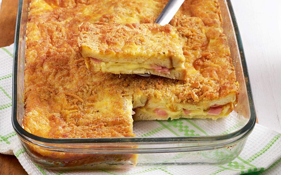 Σουφλέ με ψωμί του τοστ