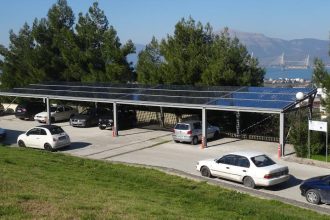 Πάρα: Παρουσίαση του Πρότυπου Φωτοβολταϊκού Σταθμού στέγασης αυτοκινήτων και αιθρίου κτιρίου του Επιστημονικού Πάρκου