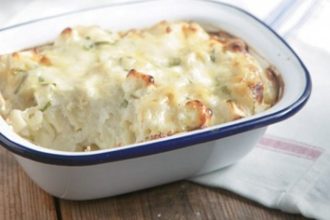 Κοφτό μακαρονάκι στο φούρνο με 3 τυριά