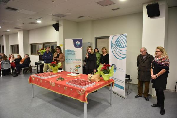 Η Βίβιαν Σαμούρη στην πίτα των "Μαχητών" ΦΩΤΟ