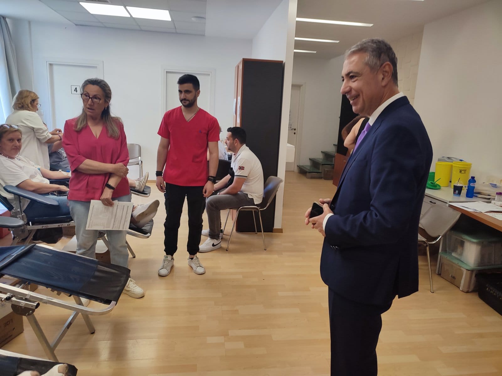 Μεγάλη προσέλευση στην αιμοδοσία της 6ης ΥΠΕ