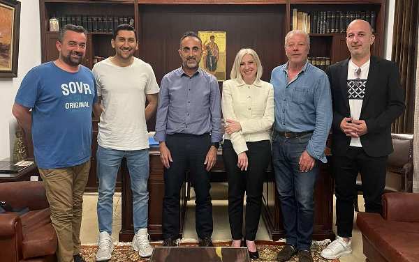 Συνάντηση Θ. Λουλούδη με το Δ.Σ. του Εμπορικού Συλλόγου Πατρών