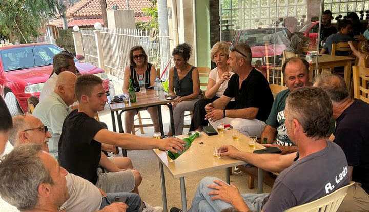 Η Νέα Αριστερά στην πυρόπληκτη Τριταία