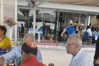Στα Βραχνέϊκα για μεζεδάκια ο Δημήτρης Βίτσας