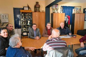 Συνάντηση της Δημοτικής Αρχής με εκπροσώπους του Ι.Ο.ΠΑΤΡΩΝ