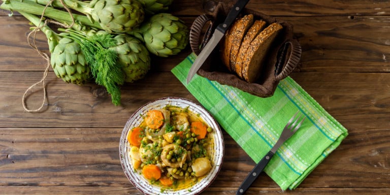 Συνταγή για αγκινάρες αλά πολίτα