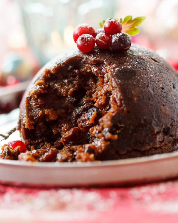 Παραδοσιακή αγγλική χριστουγεννιάτικη πουτίγκα