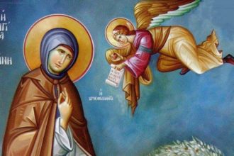 Γιορτάζει η Οσία Ειρήνη Χρυσοβαλάντο στον Ι.Ν Αγίας Βαρβάρας Νικολεΐκων