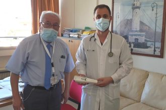 Ροταριανός Όμιλος Πατρών: Παράδοση συσκευής ανίχνευσης φλεβών ΓΝΠ «Ο Άγιος Ανδρέας»