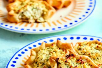 Ανοιχτές τυρόπιτες Κύθνου