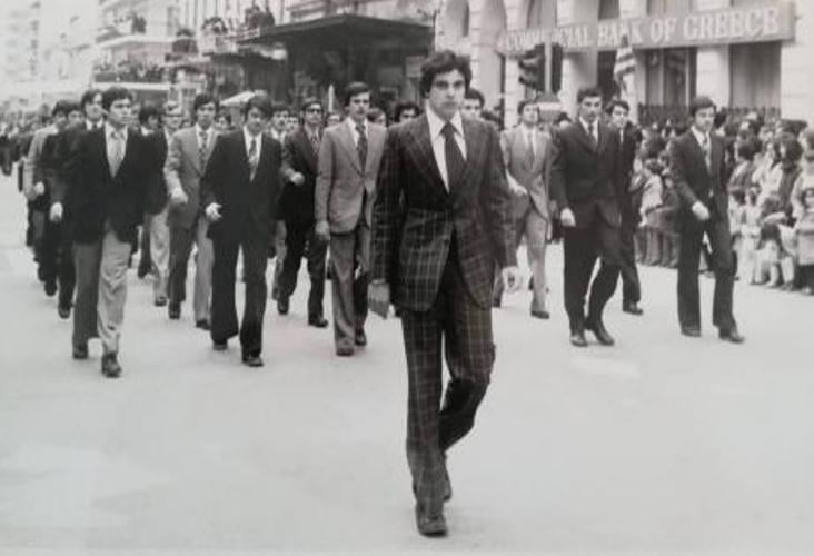 Η παρέλαση για την 28η Οκτωβρίου το 1974, στην Πάτρα!