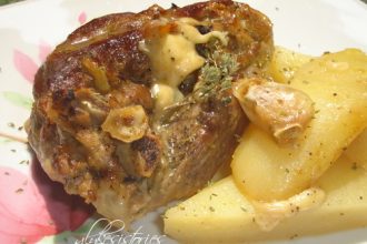 Αρνί σκορδάτο φούρνου!