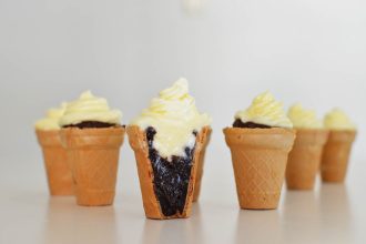 Συνταγή για παγωτό cupcakes για τα μικρά παιδιά