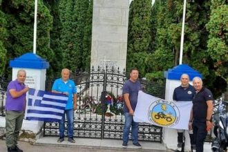 Η Λέσχη Μοτοσυκλετιστών Κάτω Αχαϊας βρέθηκε στο Ελληνικό Στρατιωτικό Νεκροταφείο της Σερβίας - ΦΩΤΟ