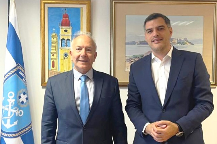 Συνάντηση του πολιτευτή Αχαΐας ΝΔ Ανδρέα Τσώκου με τον Υφυπουργό Ναυτιλίας και Νησιωτικής Πολιτικής Στέφανο Γκίκα