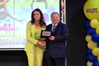 Το «Χρυσό Κλειδί» της Αιγιάλειας στη χρυσή ολυμπιονίκη Βούλα Πατουλίδου