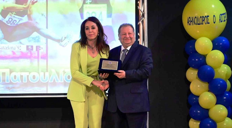 Το «Χρυσό Κλειδί» της Αιγιάλειας στη χρυσή ολυμπιονίκη Βούλα Πατουλίδου