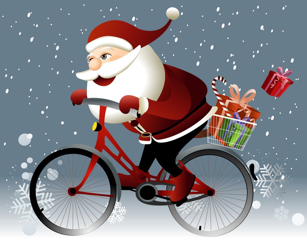 «Bike with Santa» - Χριστουγεννιάτικη ποδηλατοβόλτα στους γιορτινούς δρόμους του Αιγίου