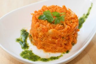 Πουρές από πατάτα και καρότο