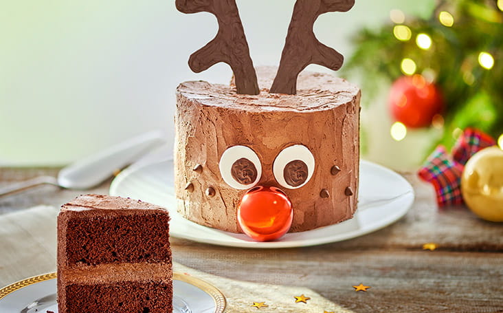 Σοκολατένια mini cakes Rudolf