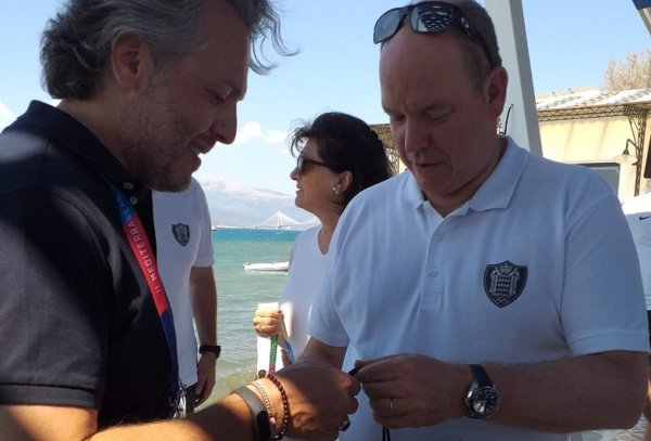 Ο Θεόδωρος Δούρος με τον πρίγκιπα Αλβέρτο! ΦΩΤΟ