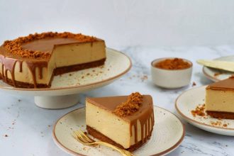 Cheesecake αλμυρής καραμέλας