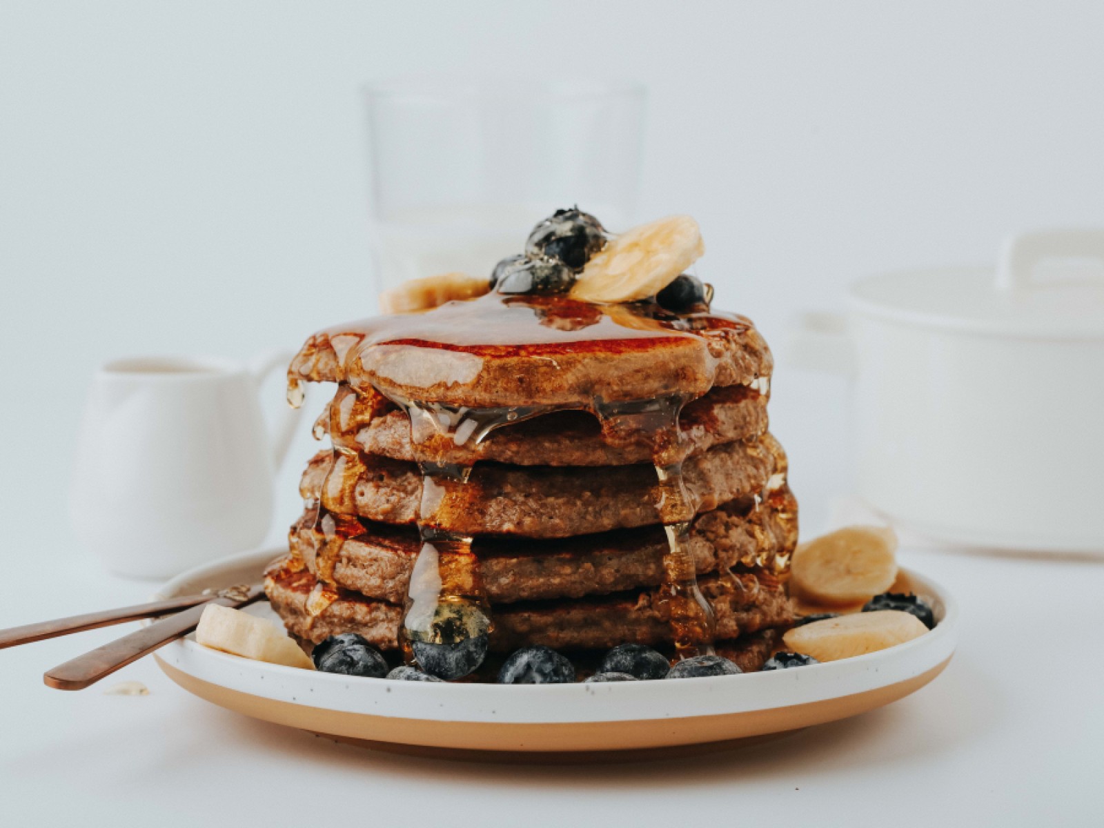 Υγιεινά pancakes μπανάνας