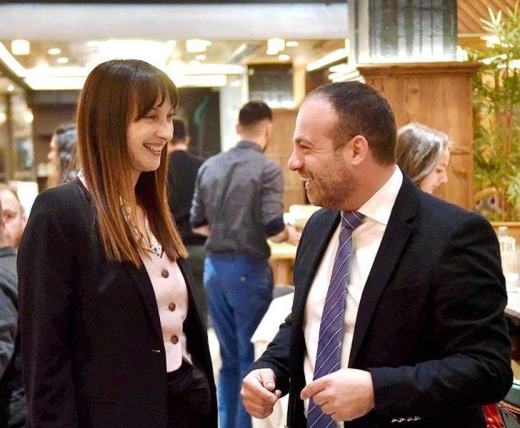 Η Έλενα Κουντουρά με τον Θέμη Μπάκα (ΦΩΤΟ)