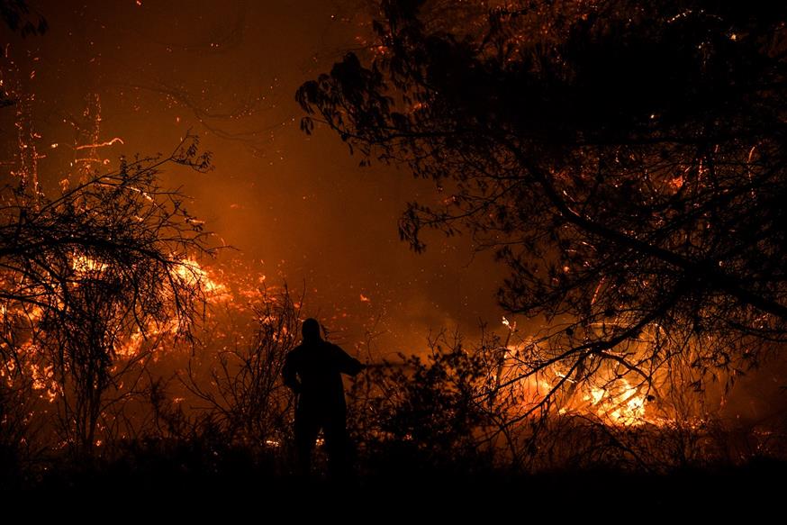 Δύο πυρκαγιές το βράδυ στην Ηλεία - Η μια από κεραυνό