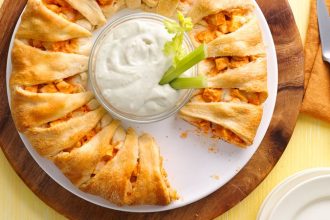 Στεφάνι κρούστας με κοτόπουλο