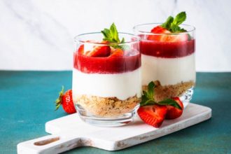 Cheesecake φράουλα