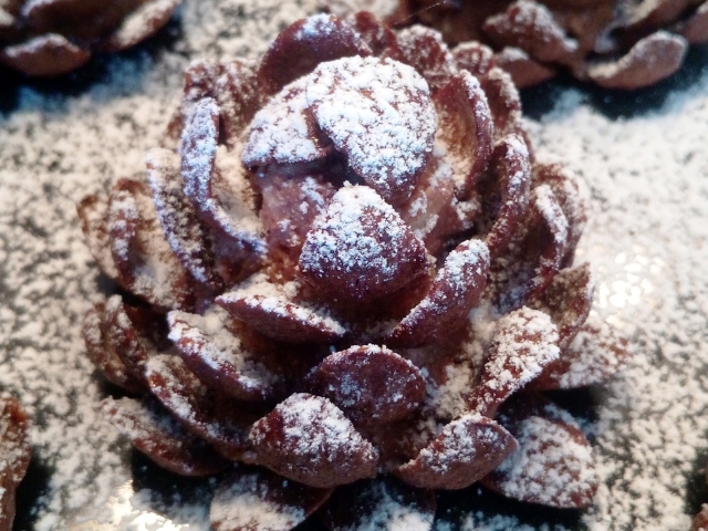 Χιονισμένα κουκουνάρια