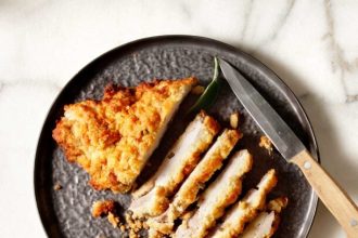 Χοιρινά σνίτσελ με γκοργκοντζόλα και φασκόμηλο