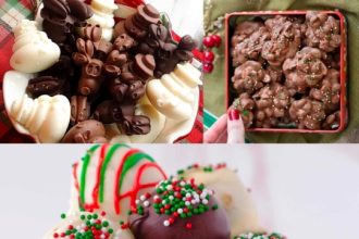 Χριστουγεννιάτικα σοκολατάκια Cheesecake