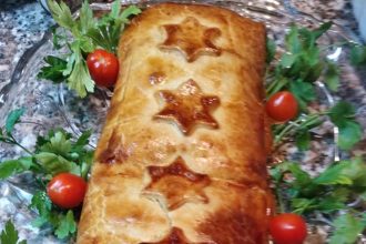 Ζαμπονοτυρόπιτα σε ρολό