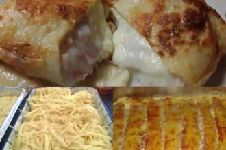 Κρέπες στο φούρνο με κοτόπουλο